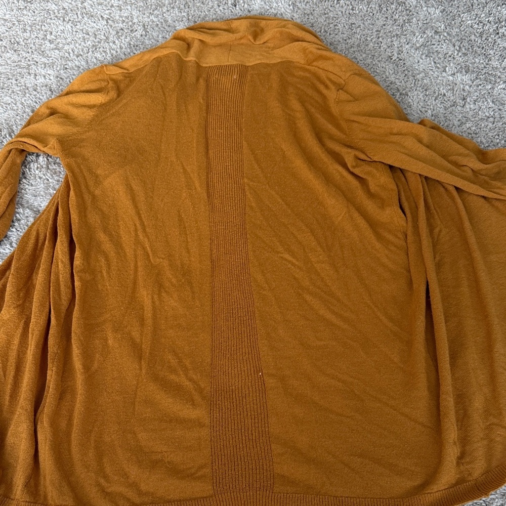 Cozy Amber Open Front Cardigan - Picture 6 of 7